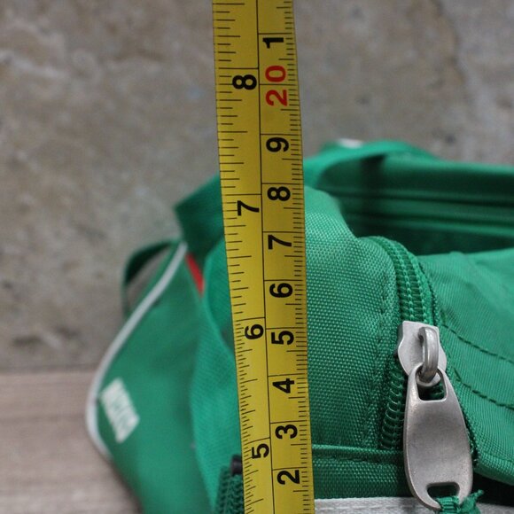 Vintage Seleccion Mexicana Soccer Travel Small Green Duffel Bag Nylon Mexico Y2k - Picture 13 of 13